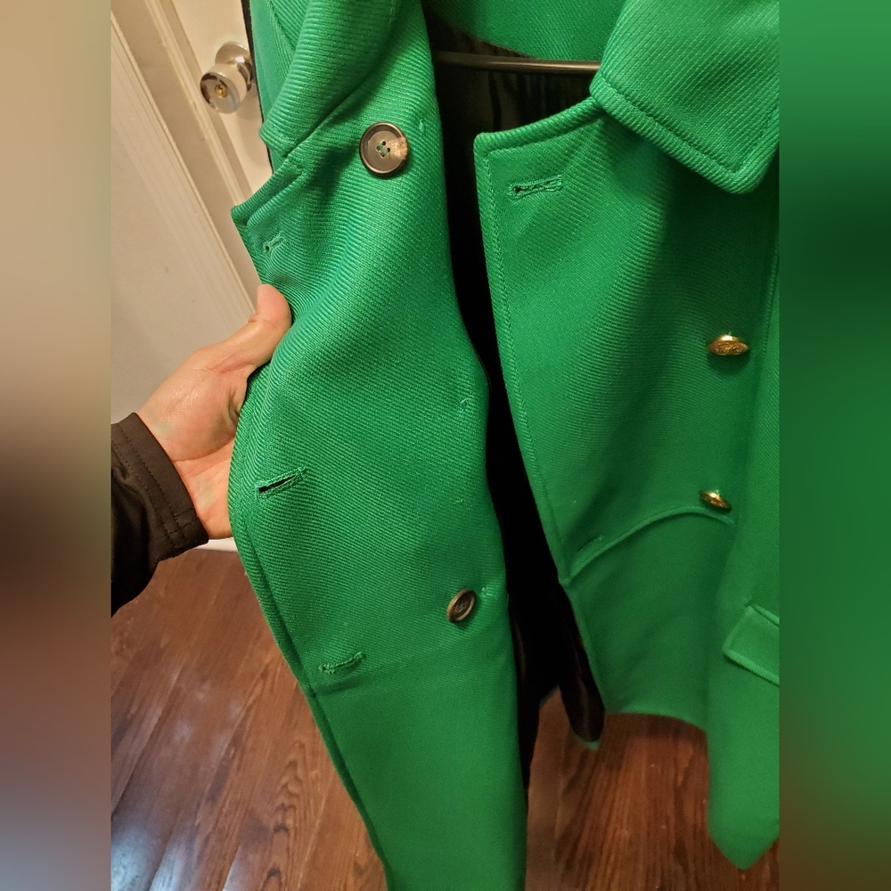 Green zara coat - Picture 5 of 7